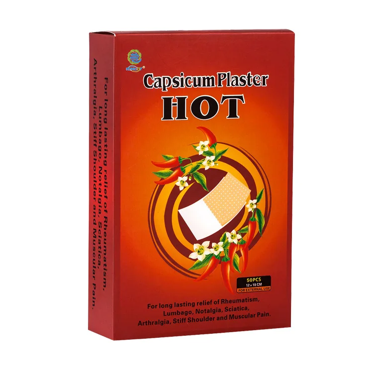 Extract medicated capsicum plaster for pain relief, View capsicum