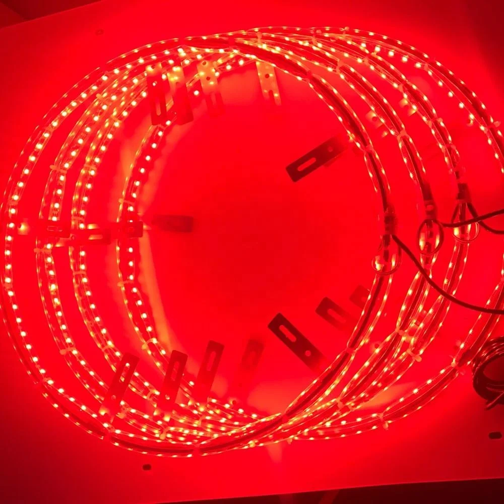 17''Dual Row High Brightness illuminated LED Wheel Rings APP Control RGB Rim Light