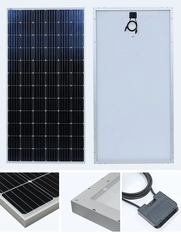 72 cell Mono Dc 24v Solar 360w 370w 380w Solar Panels 350 Watt Solar Power Panel