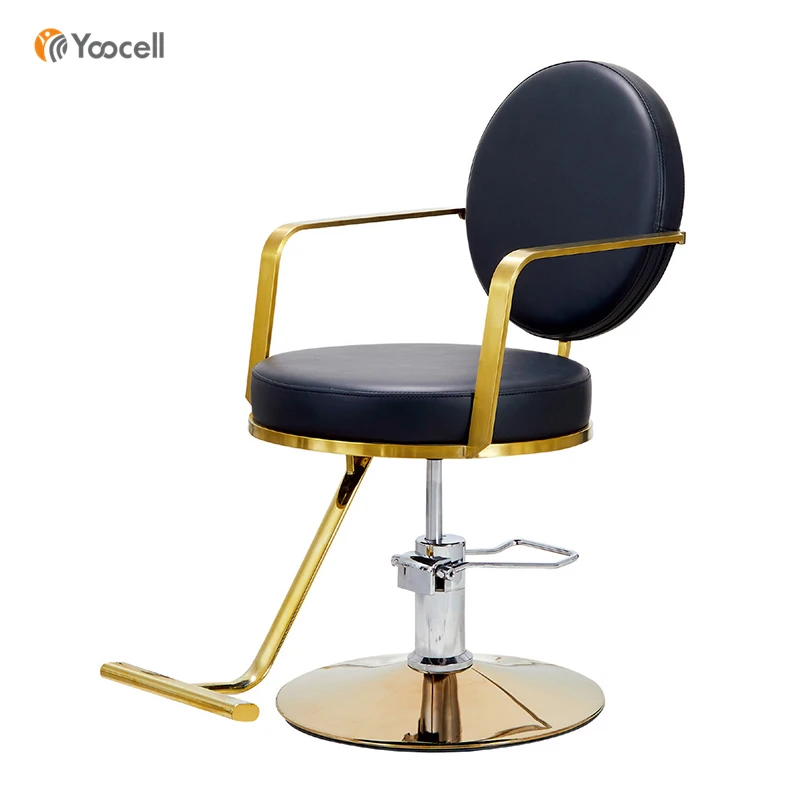 Highquality Golden Salon Beauty Styling Barber Chair Newest Saloon