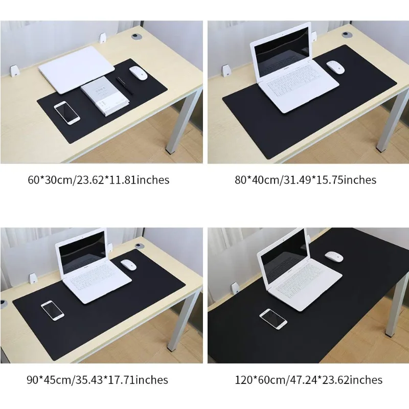 Wholesale Good Quality Pu Leather Antislip Large Computer Desk Mat For