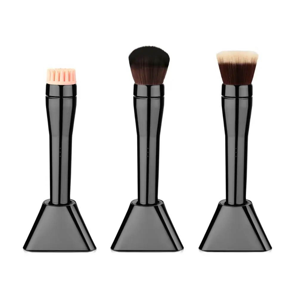 
Vkk Wholesale 360 Rotating Electric Foundation Cosmetic Makeup Brush And Cleaner 