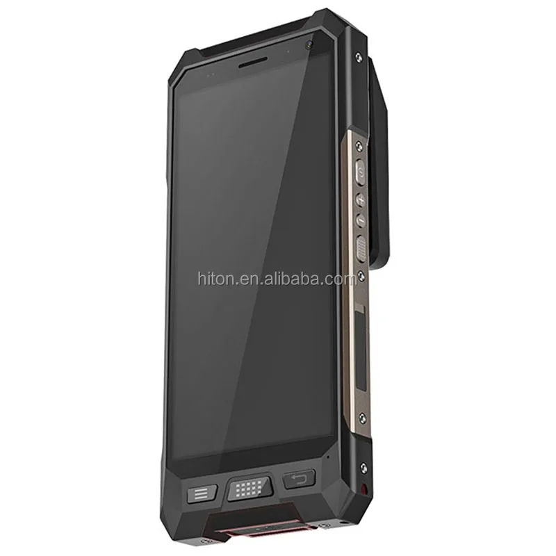 6 inch Octa-core Android 7.0 POS Handheld 2D Barcode scanner UHF RFID Handset Terminal POS Terminal Printer+Customized Module