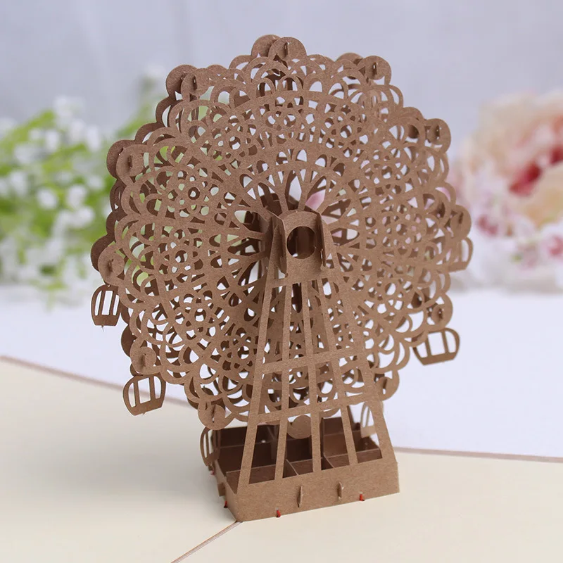 手工节日 3d 弹出贺卡