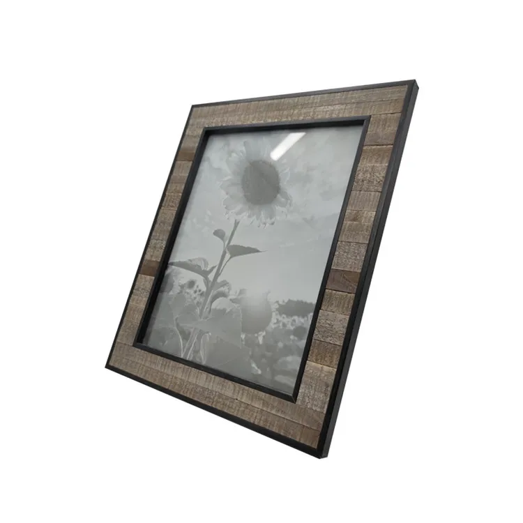 Wholesale 11x14 inches wood picture frames with a flower