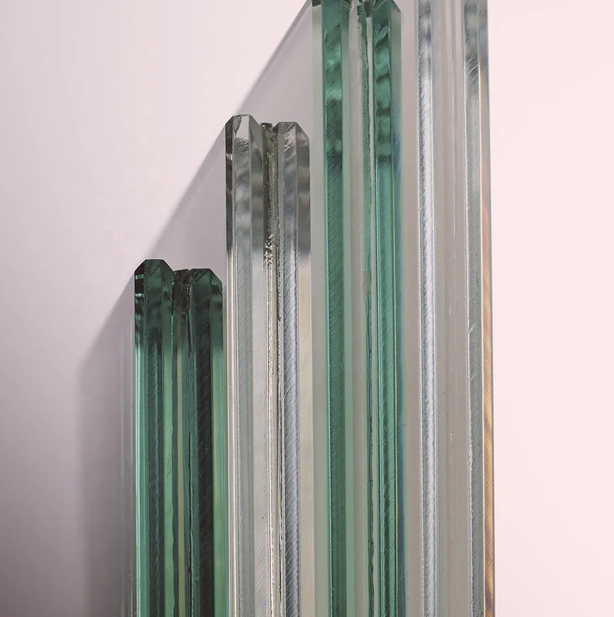 Laminated Glass, Safety, Various Thicknesses and Colors are Available, Cut-size