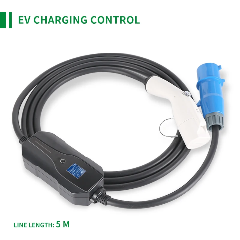 Electric Car Station Level 2 Fast Ev Car Charging Gbt 32a 240v Portable