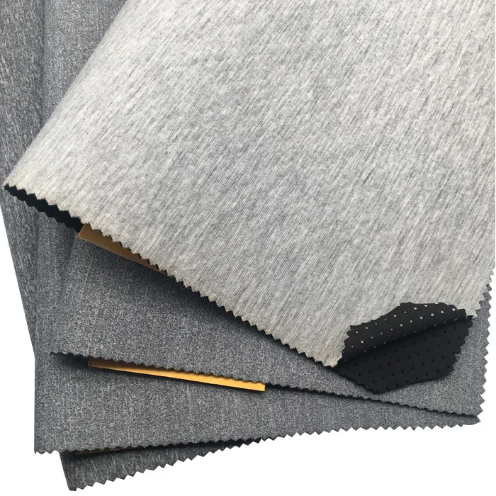 2mm Thin Stretch Sbr Neoprene Laminated Grey Cotton Fabric Lightweight Buy Neoprene Grey