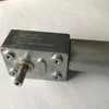 Low speed high torque low noise 12v 48v 160rpm dc worm gear motor with encoder reducer