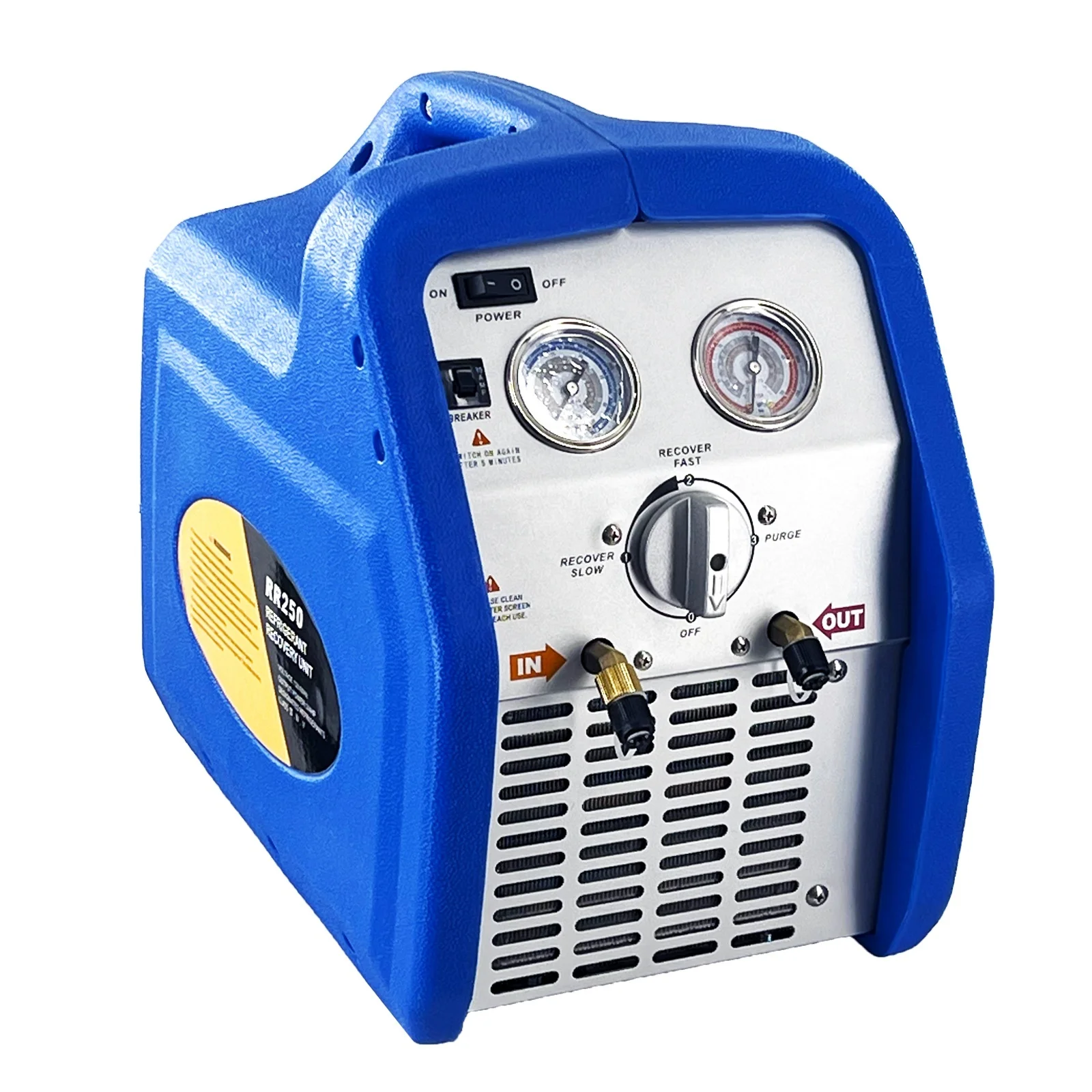 HVAC RR500 1HP Refrigerant Recovery Machine for R134a, R410a, R22 HVAC RR500 1HP Refrigerant Recovery Machine for R134a, R410a, R22