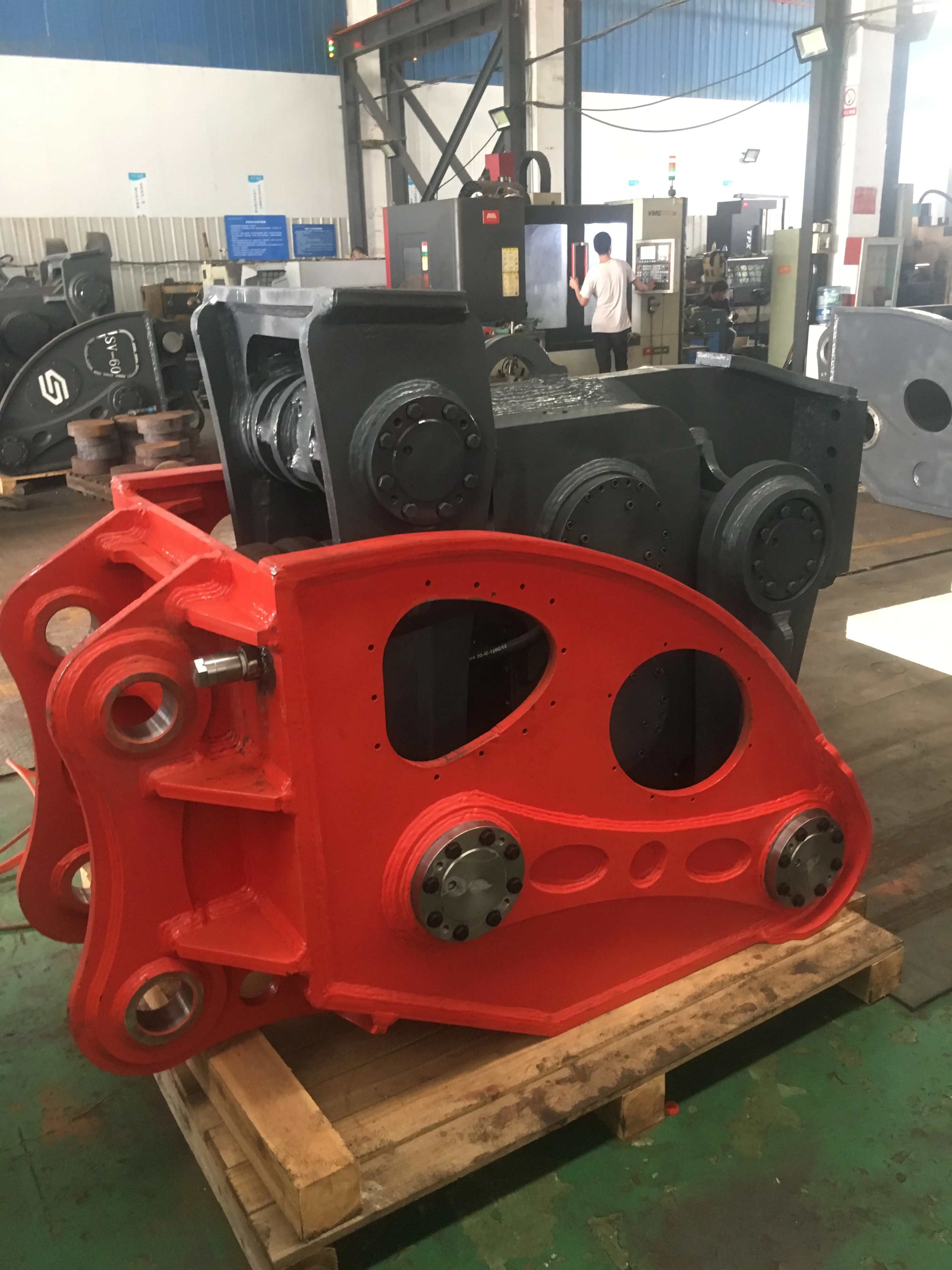 Qinjia Excavator Attachment Hydraulic Vibro Ripper Sv-t9 For 90-190tons ...