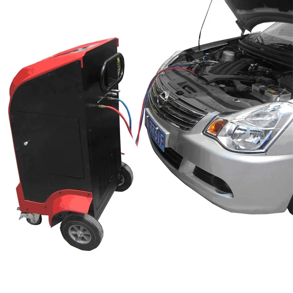 Car AC refrigerant recovery and recycling recharging machine for car care