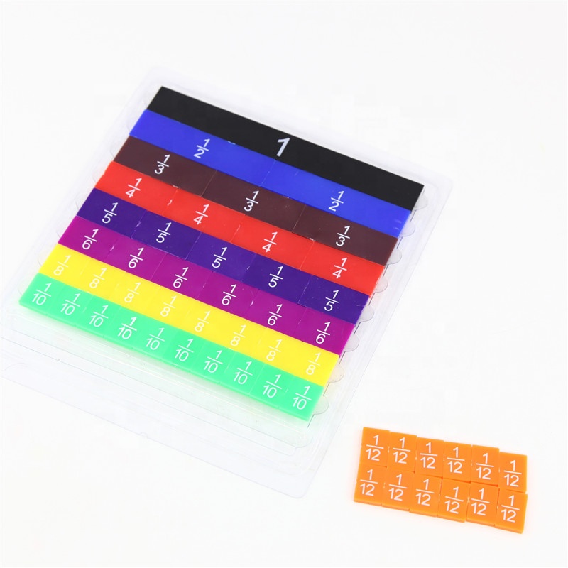 
Mathematics teaching aids mathematics materials plastic round fraction set 