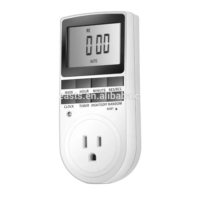 Us 7 Day Weekly Programmable Outlet With Timer Digital Light Timer,Plug
