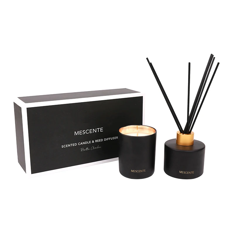 M&scent Home Fragrance Candle And Reed Diffuser Set With Gift Box - Buy ...