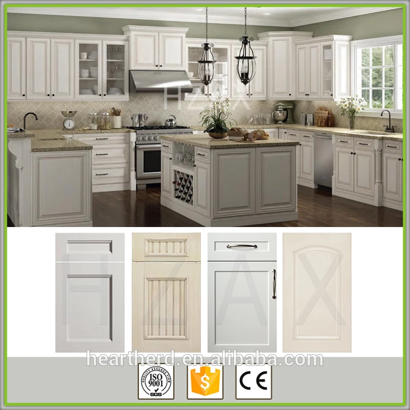 China manufacturer gloss solid wood traditional kitchen cabinet storage cupboard