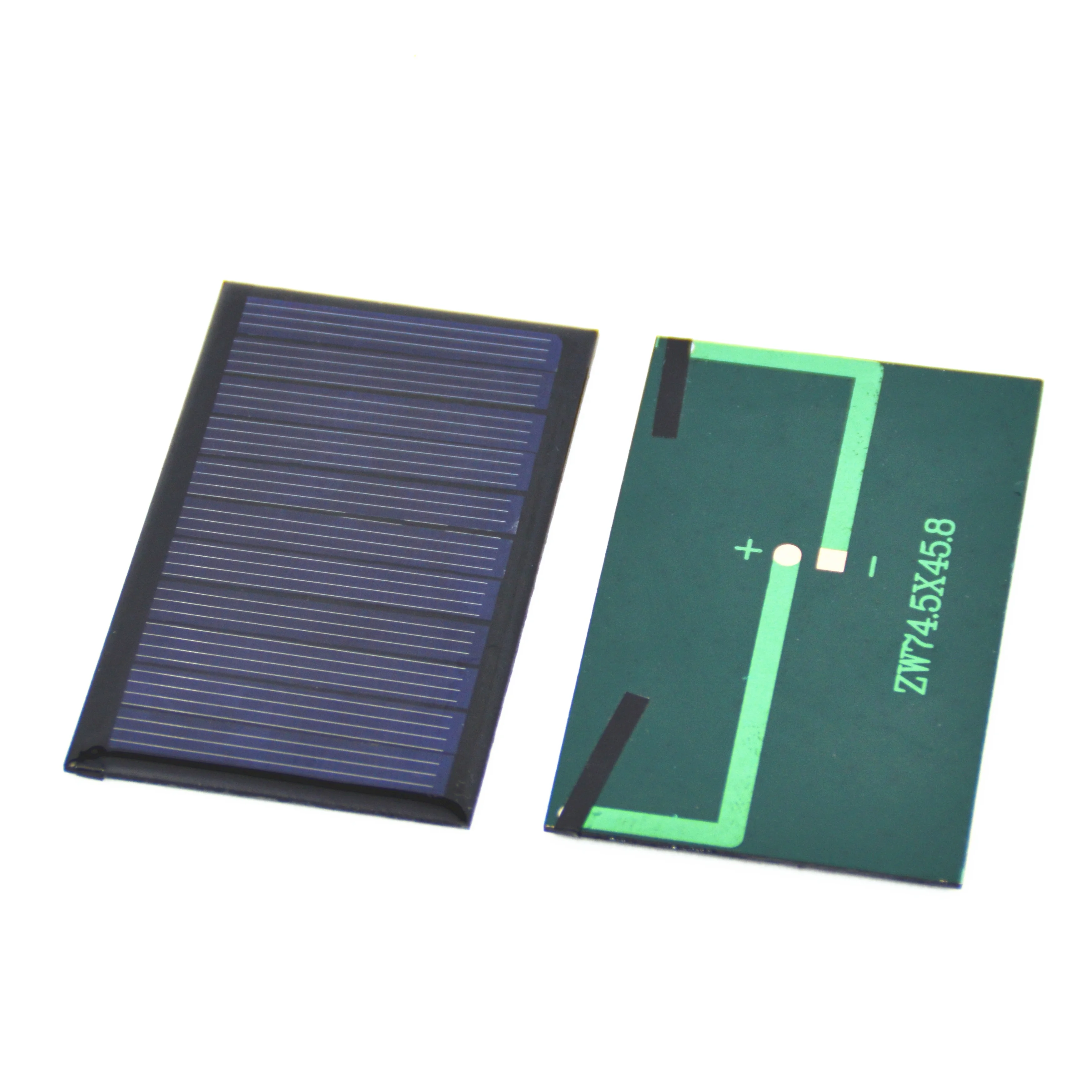 5.5V 0.4W risen energy solar panels for solar vehicle ZW-745458 mini solar photovoltaic panels for solar lighting system home