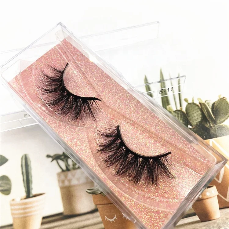 

Mink Eyelashes 100% Cruelty free Handmade 3D Mink Lashes Full Strip Lashes Soft False Eyelashes Makeup Lashes E11