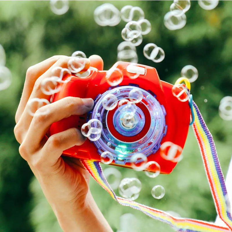Camera Bubble Blowing Toys Fullyautomatic Soap Bubble Machine Electric