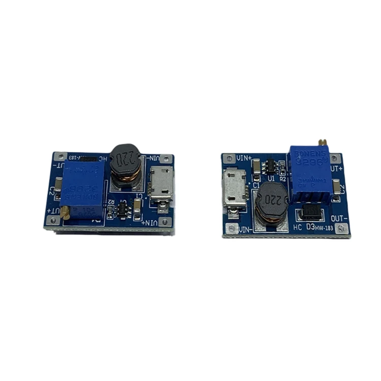 Mt3608 2v-24v To 5v-28v 2a Micro Usb Port Wide Voltage Regulator ...