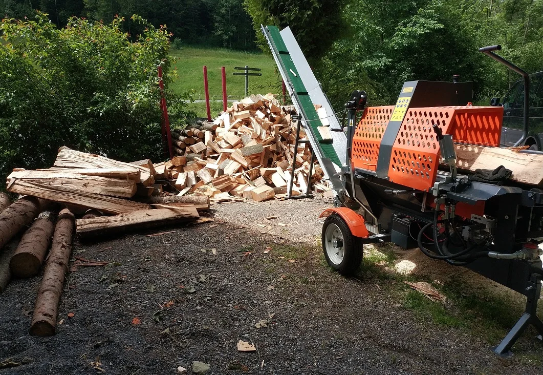 30ton Commercial Firewood Processor For Splitting 500mm Logs In ...