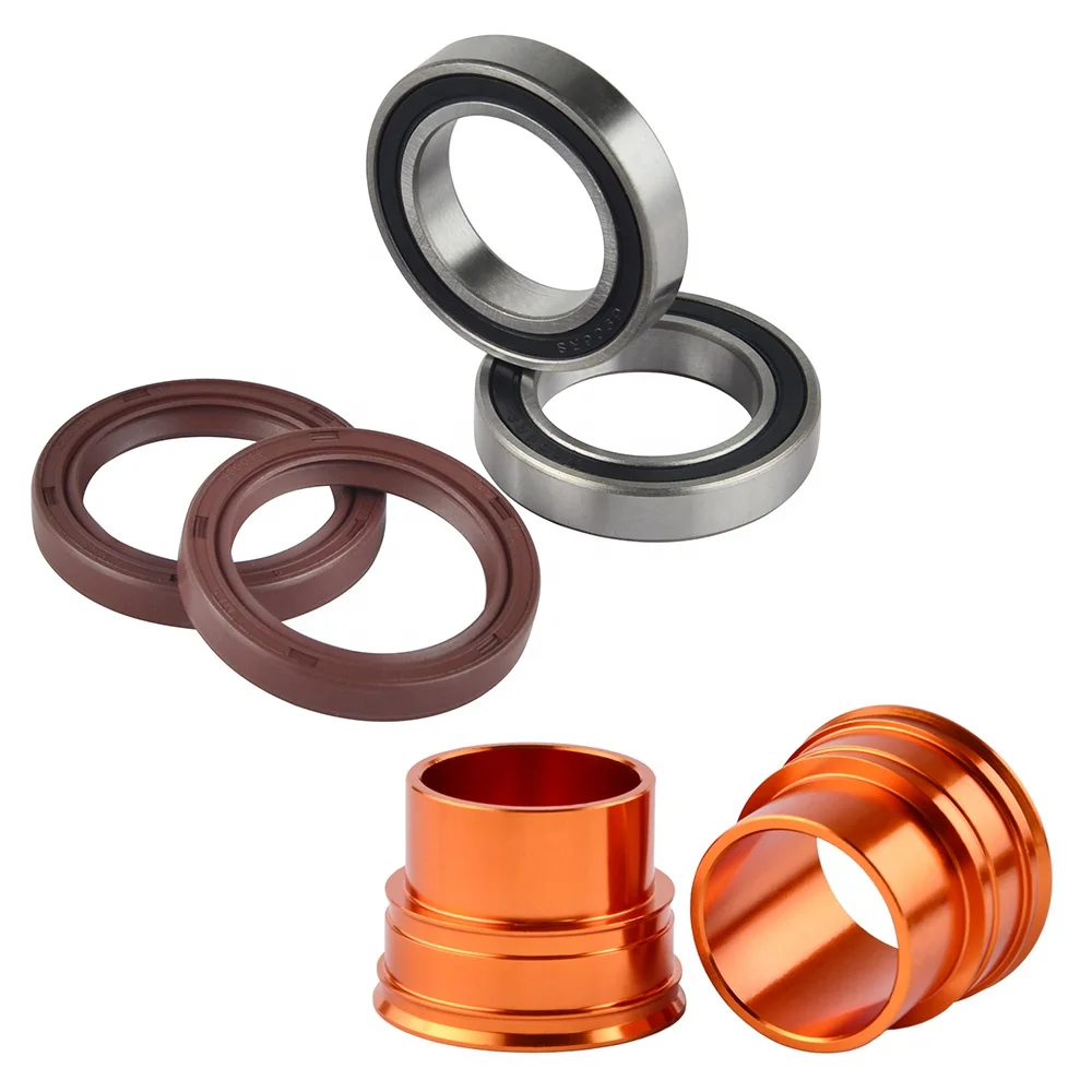 Nicecnc Front Wheel Hub Spacer & Bearing & Seal Kit For Ktm 250 Sx Sxf