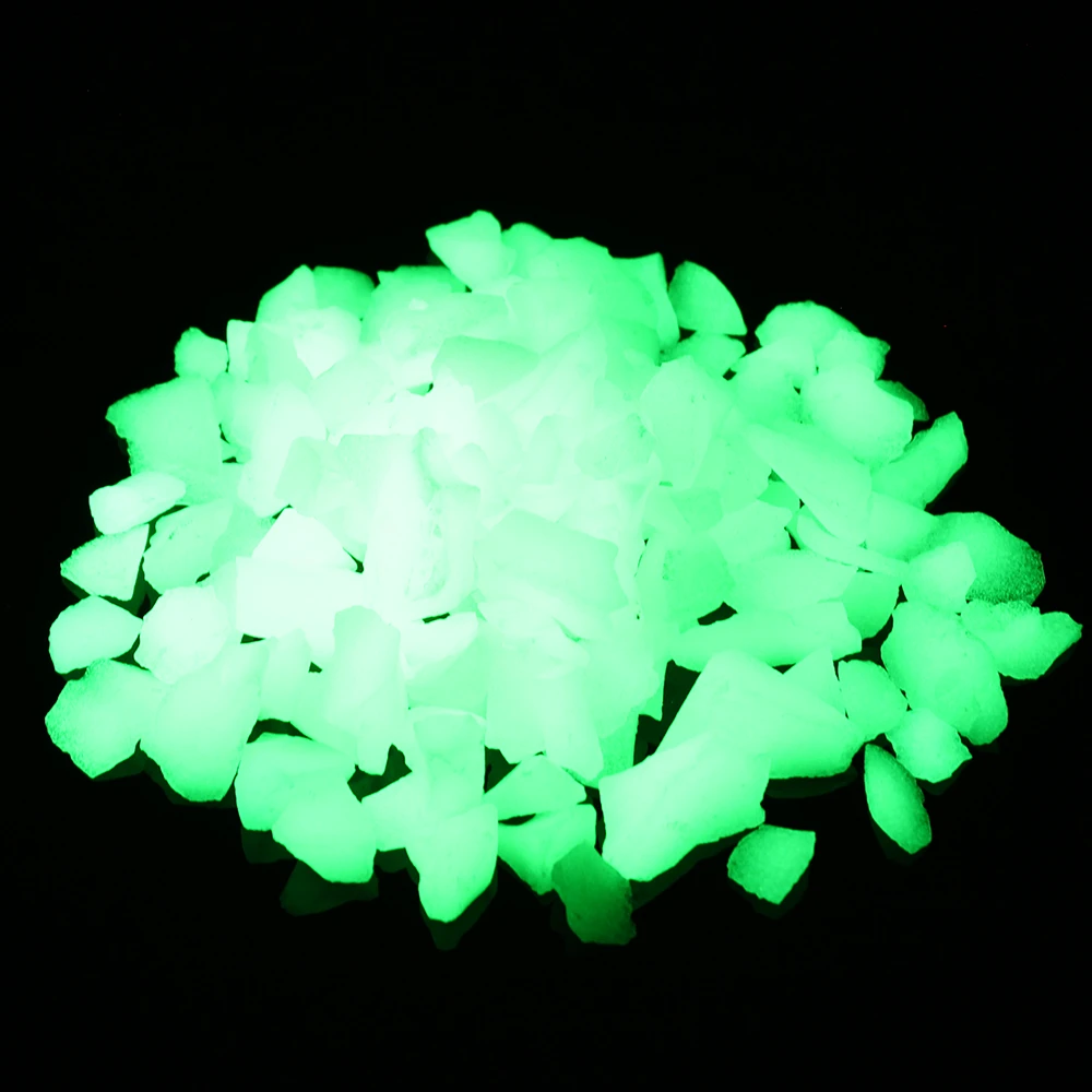 Natural Color Glow In The Dark Crushed Chipping Gravel Stone For Home ...