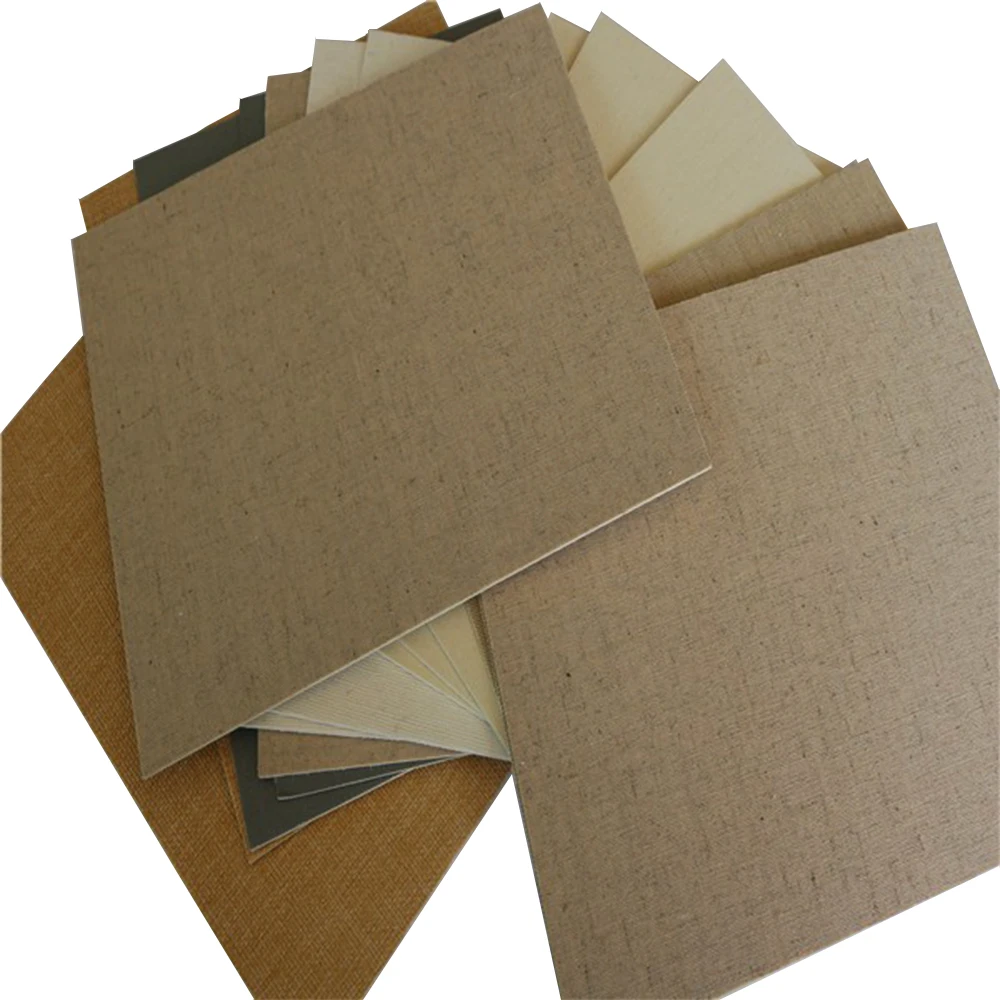 paper mat for photo frame mount board with Cotton linen matboard uncut precut acid free passepartout supplier