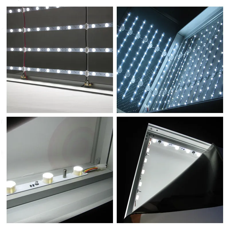 Aluminum Frame 40 mm 60mm 80mm 100mm 120mm Fabric Light Box