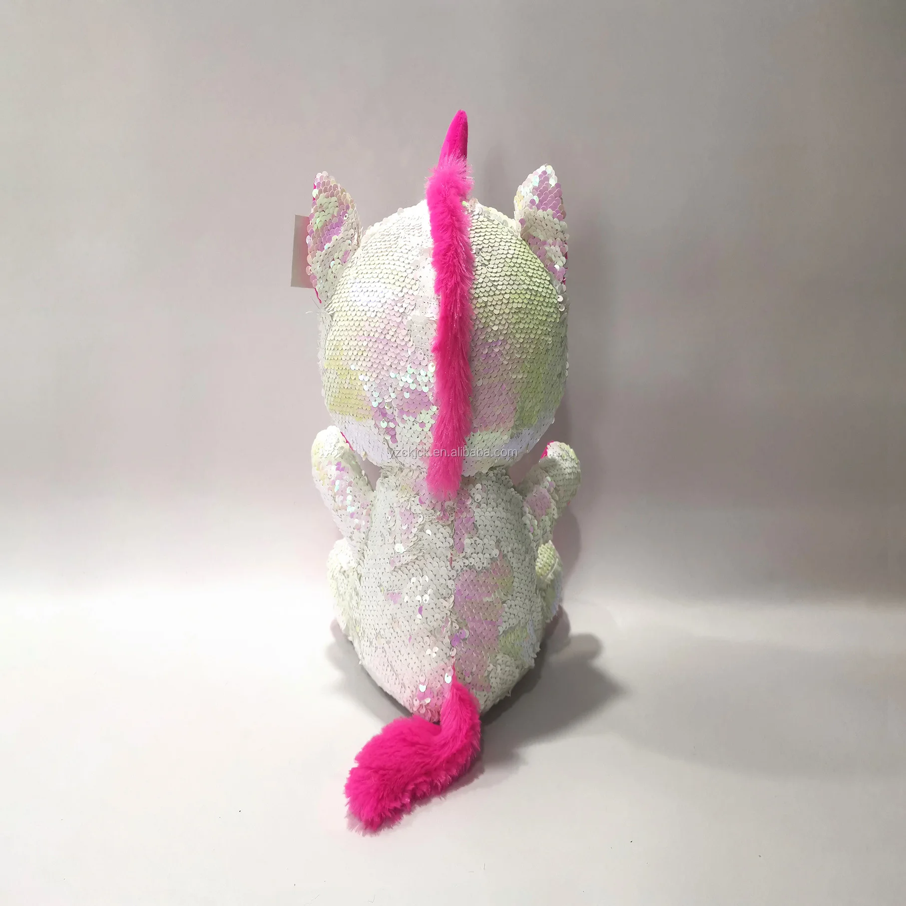 Sequin Glitter Eyes Plush Unicorn Stuffed Animal Toys Peluche Unicorn