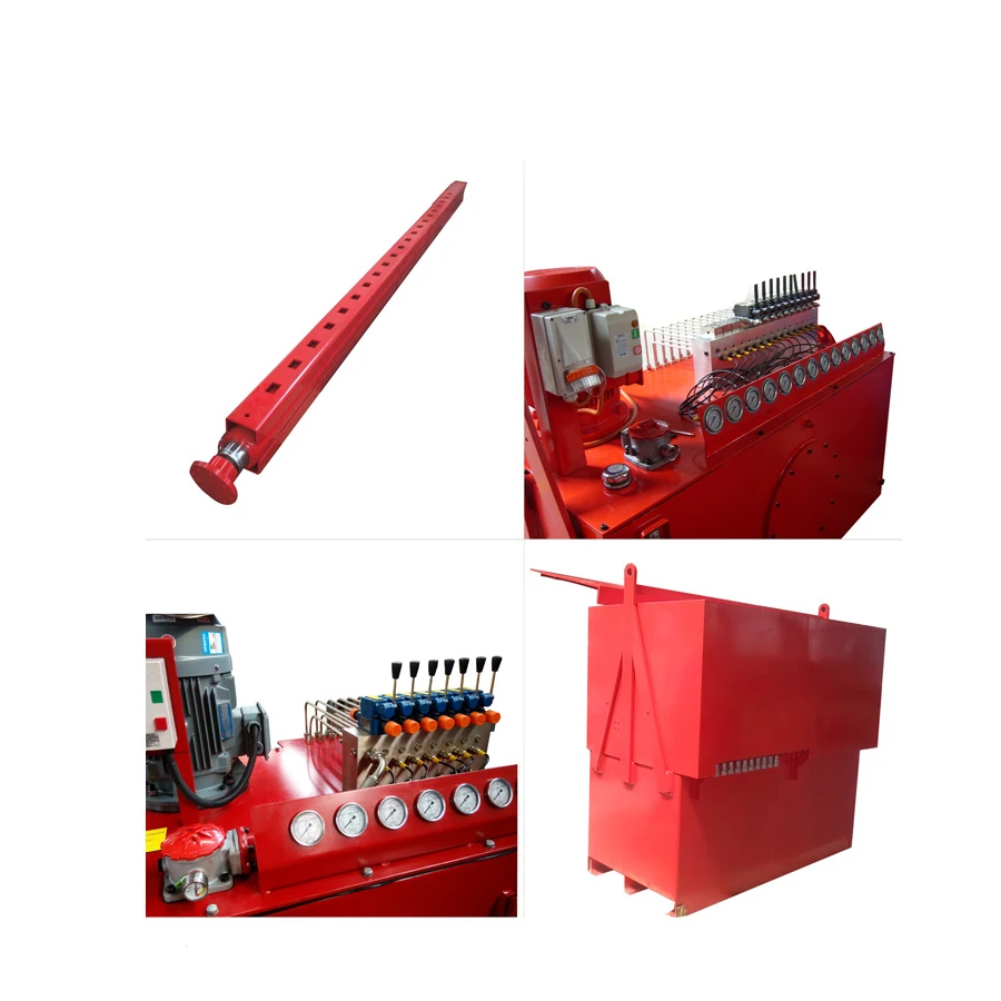 Hydraulic self climbing system include hydraulic cylinder hydraulic station