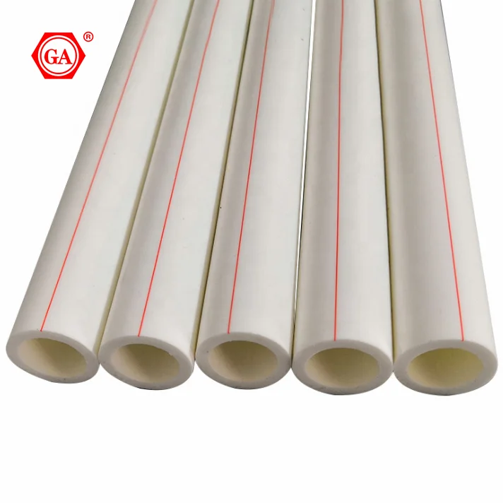 Water Transport System Ppr Pipe Pn Plastic Composite Ppr Pipe For Hot And Cold Water White