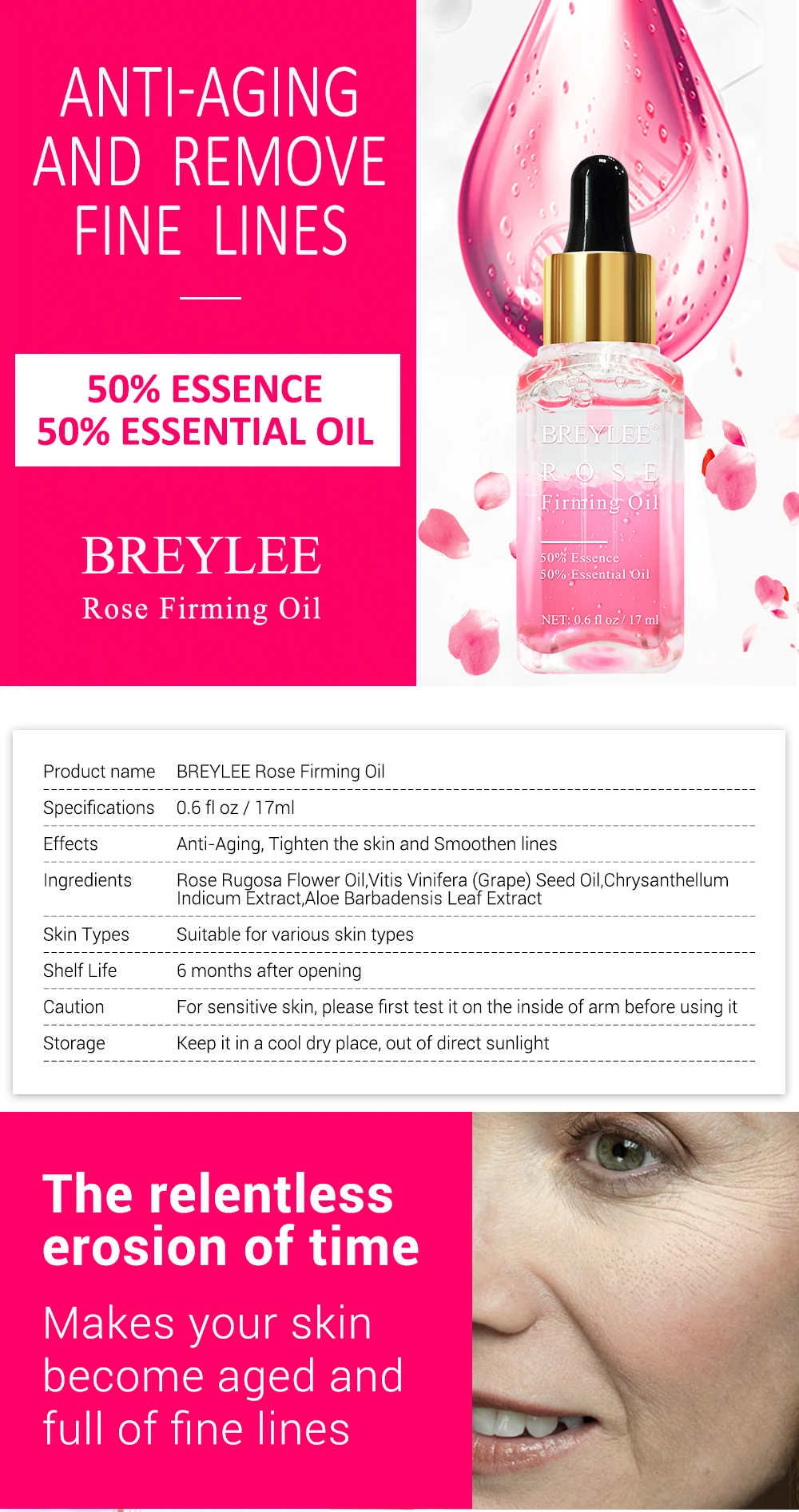 breylee rose firming oil