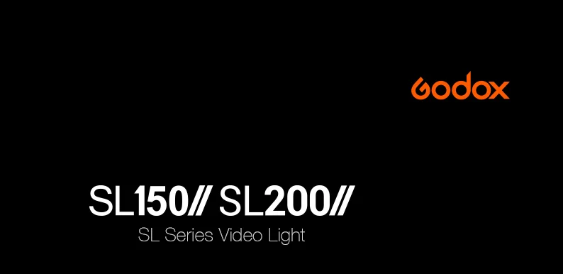 Godox SL150II 150W SL200II 200W daylight balanced LED video light 5600K wireless remote control for photography Video lighting