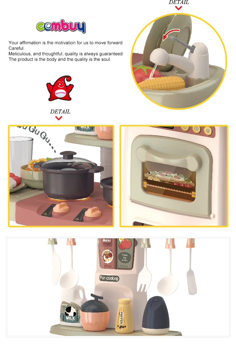 Kitchen Pretend Play Cooking Table Kit Set Mini Tableware Toy Buy