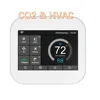 CO2 detector C/F Temperature 6 Heating Levels CO2 & HVAC thermostat
