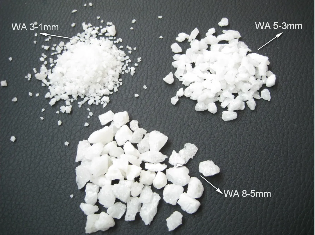 White fused alumina for refractory