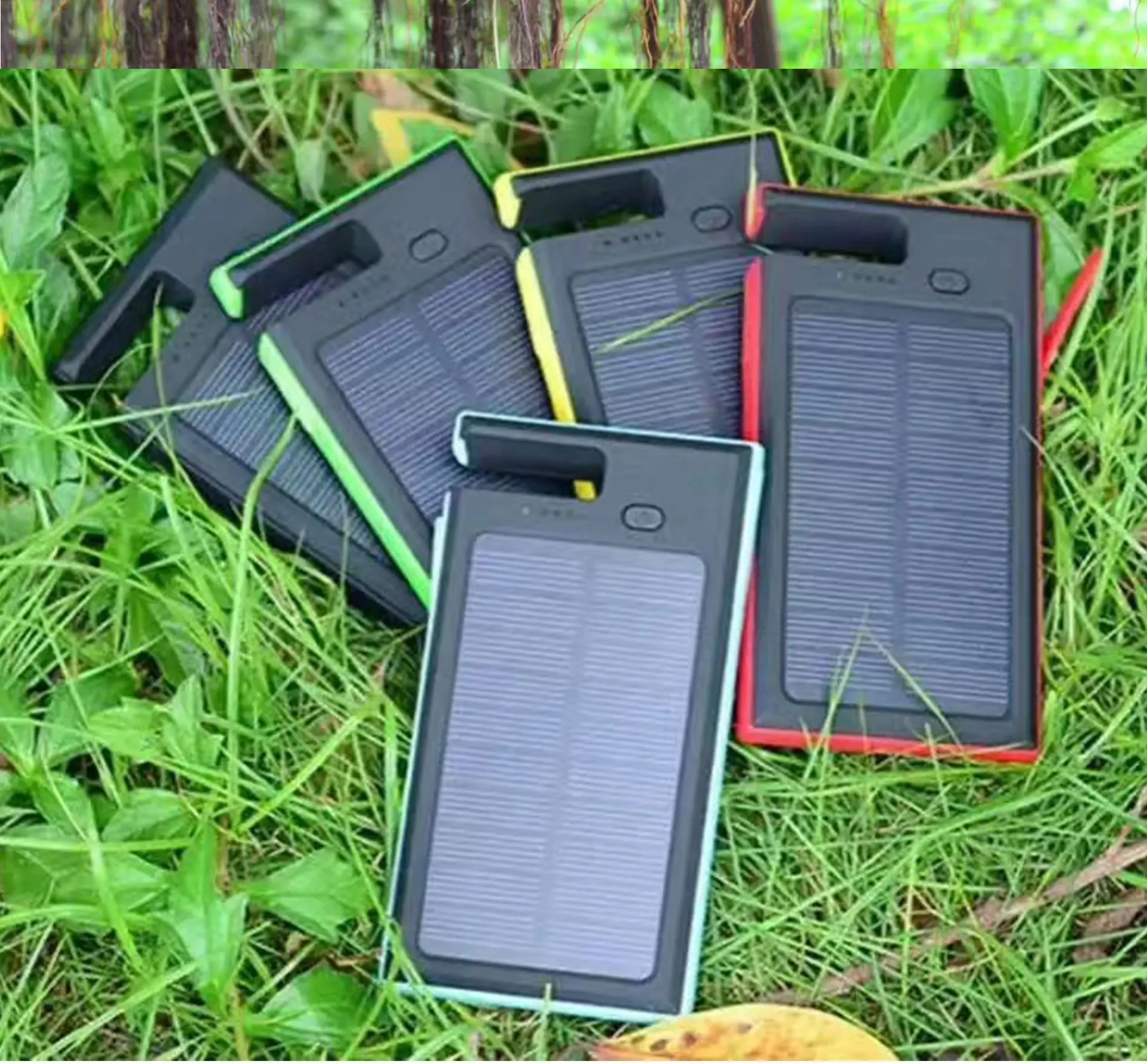 2020 Custom Logo Dual USB Mobile Phone Battery Charger Waterproof Solar Power Bank - ANKUX.COM