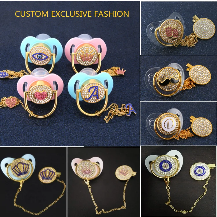 Gott Tochter Golden Dubai Baby Glam Schnuller Benutzer Definierte Kristall Bling Prinzessin Krone Bpa Kostenlose Silikon Baby Schnuller Schnuller Kette Buy Baby Neugeborenen Kleinkind Silizium Schnuller Clips Baby Schlaf Zahnen Schnuller