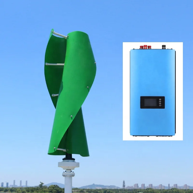 Vertical Wind Generator 1000w 24v 48v 96v 120v 220v On Grid Wind