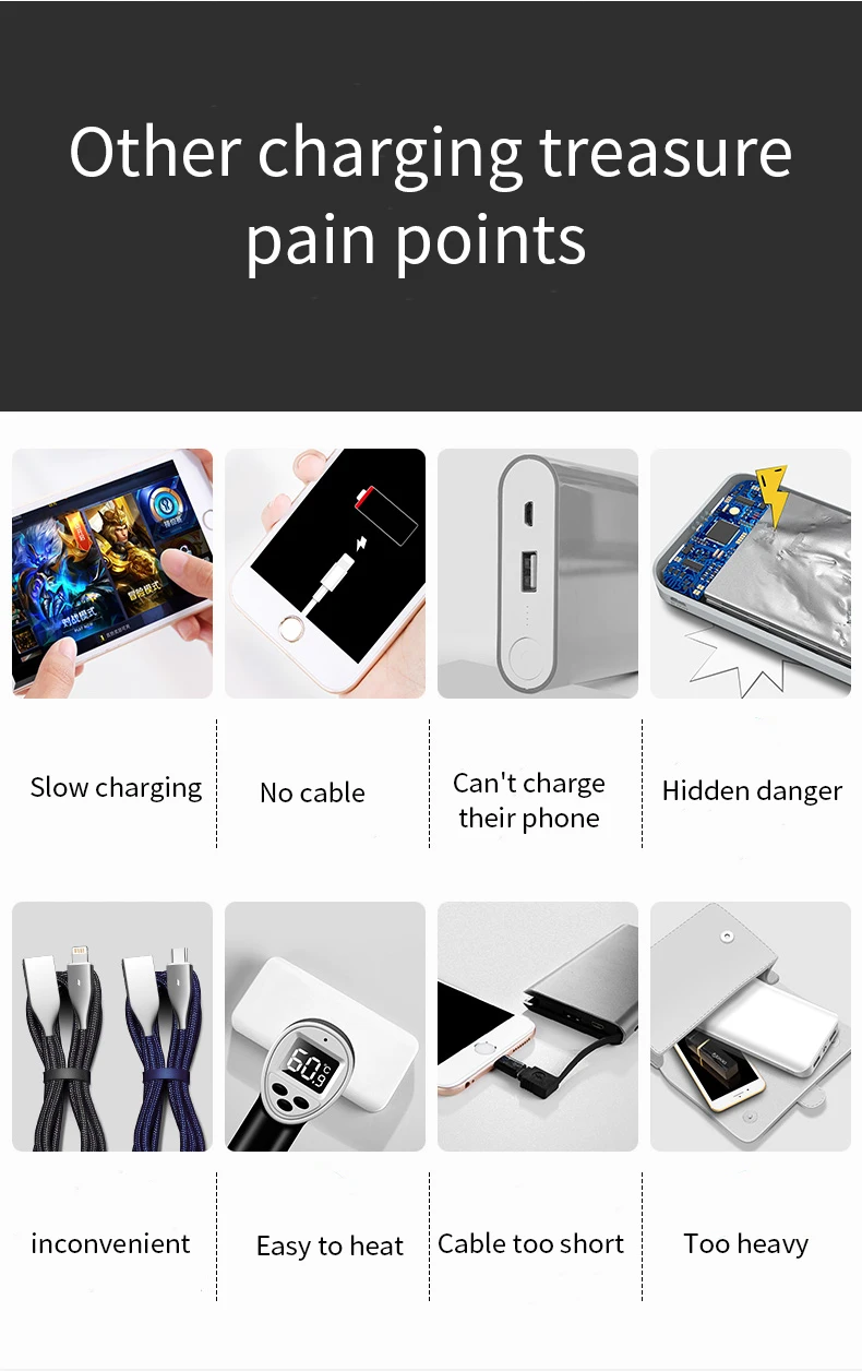 LAIMODA power bank 10000mah portable pawer bank powers phone chargers portable Power Banks mi portable power station - ANKUX.COM