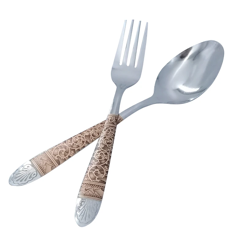 Party supplies tableware soup spoon metal tableware