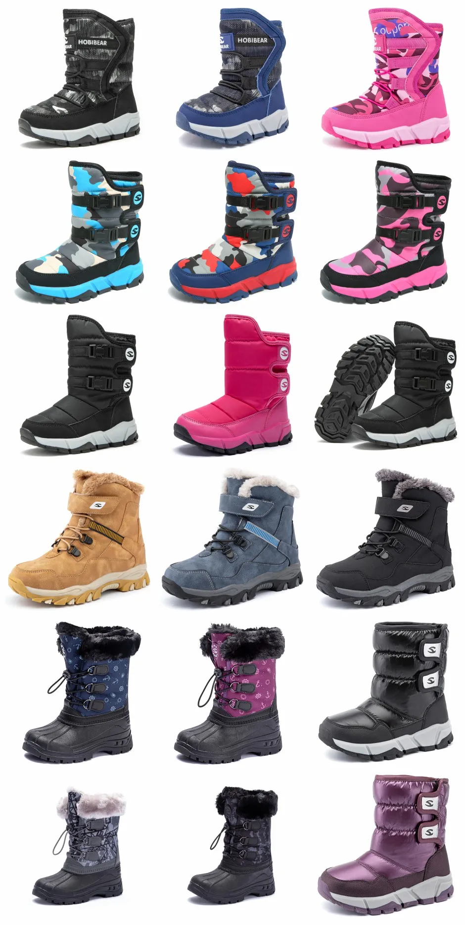 Amazon Hot Selling Snow Boots Kids Winter Shoes Girls With Best Quality