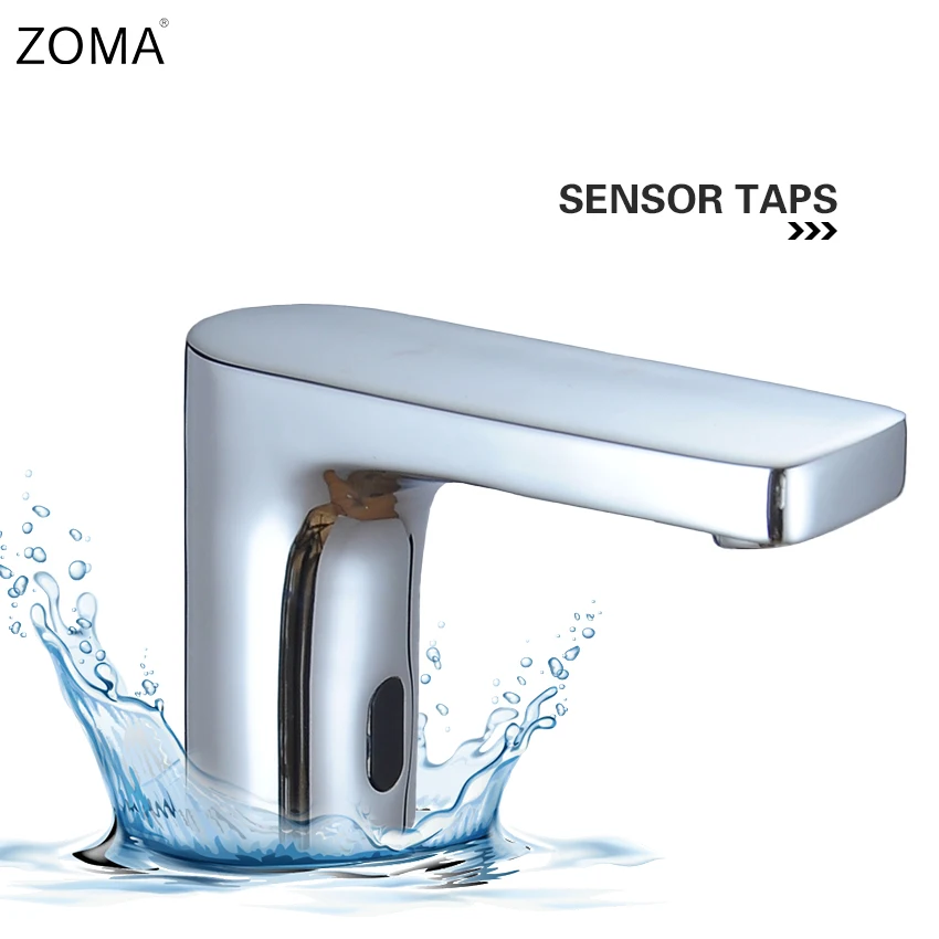 Zoma Automatic Induction No Touch Bathroom Faucet Hot And Cold Mixed