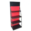 4 layers black and red metal display storage rack brand engine oil display shelf heavy duty display stand welcome customized