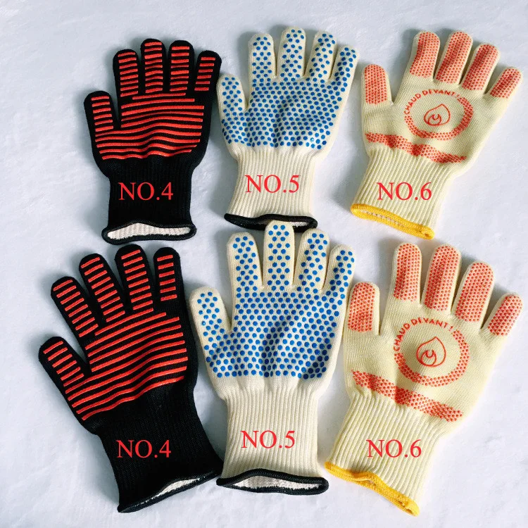 Kitchen Gloves Heat Resistant Candy Make Baking Cooking Gloves Silicone