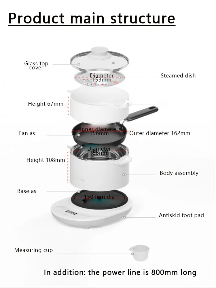 Чайник xiaomi ocooker multi functional hot pot csys 01 обзор