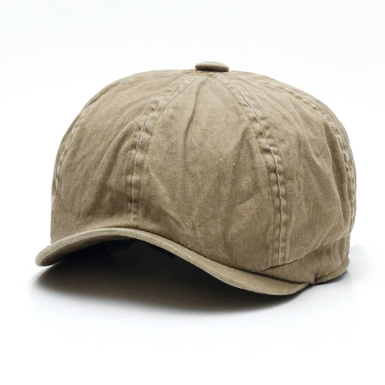 LRT Wholesale Custom Fashion Men 8-Panel  Newsboy Cap Hat Strip Herringbone Beret Caps For Men-2 (2).jpg