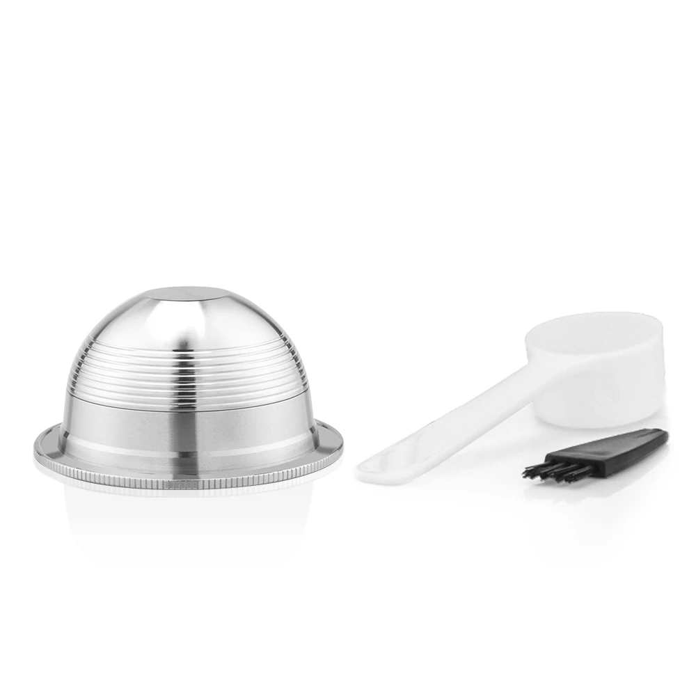 Filtro De Cápsula De Café Reutilizable De Acero Inoxidable,Compatible Con Cápsulas  Nespresso Vertuo,Vertuoline Delonghi Con Etiqueta De Pvc - Buy De Café  Reutilizable Cápsula Ajuste Del Filtro Para Nespresso,Nespresso,De Café  Reutilizable De
