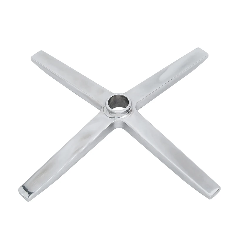 Lightweight Metal Office Chair Accessories 4 Legs Die Cast Aluminum
